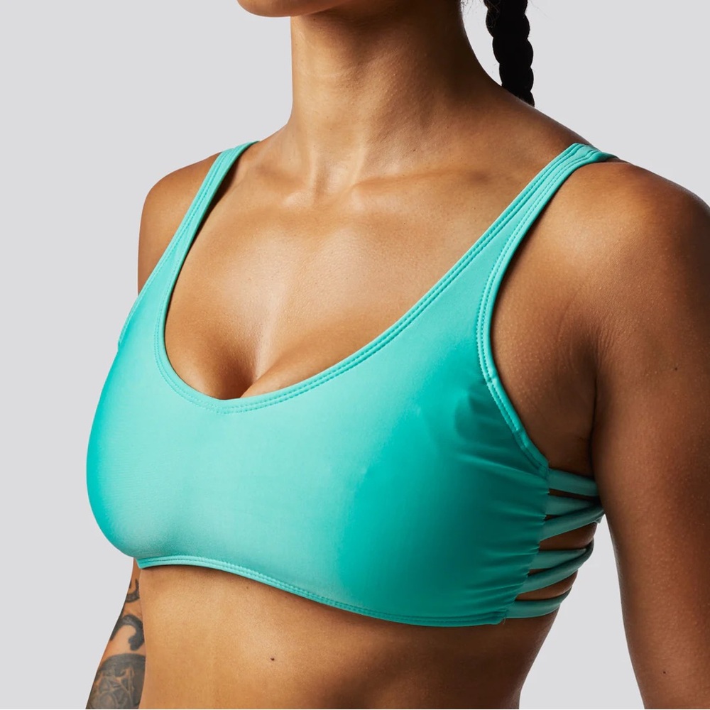 Born Primitive Ripple Bikini Top - Teal